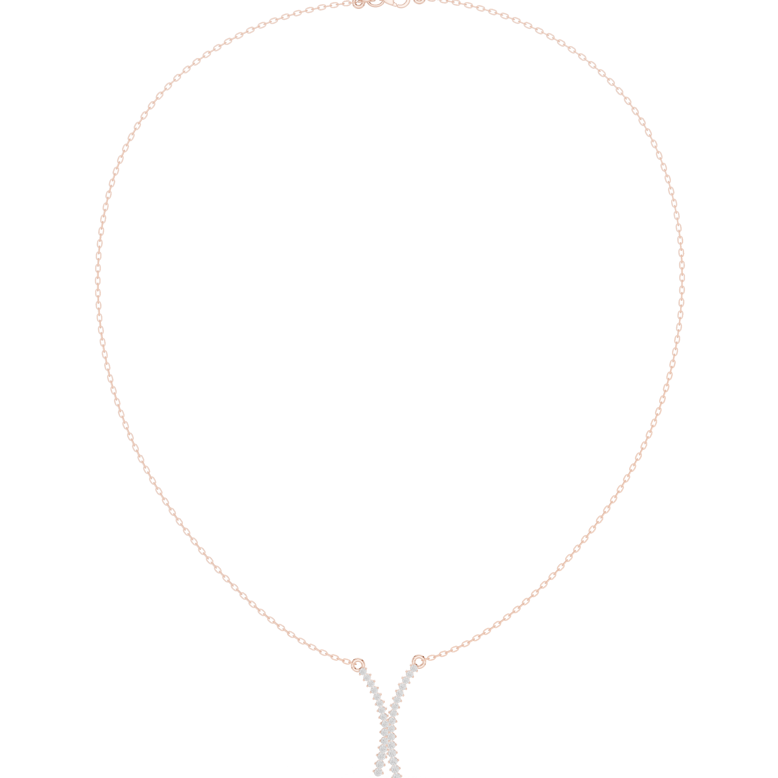 Diamond Whisper Y-Necklace
