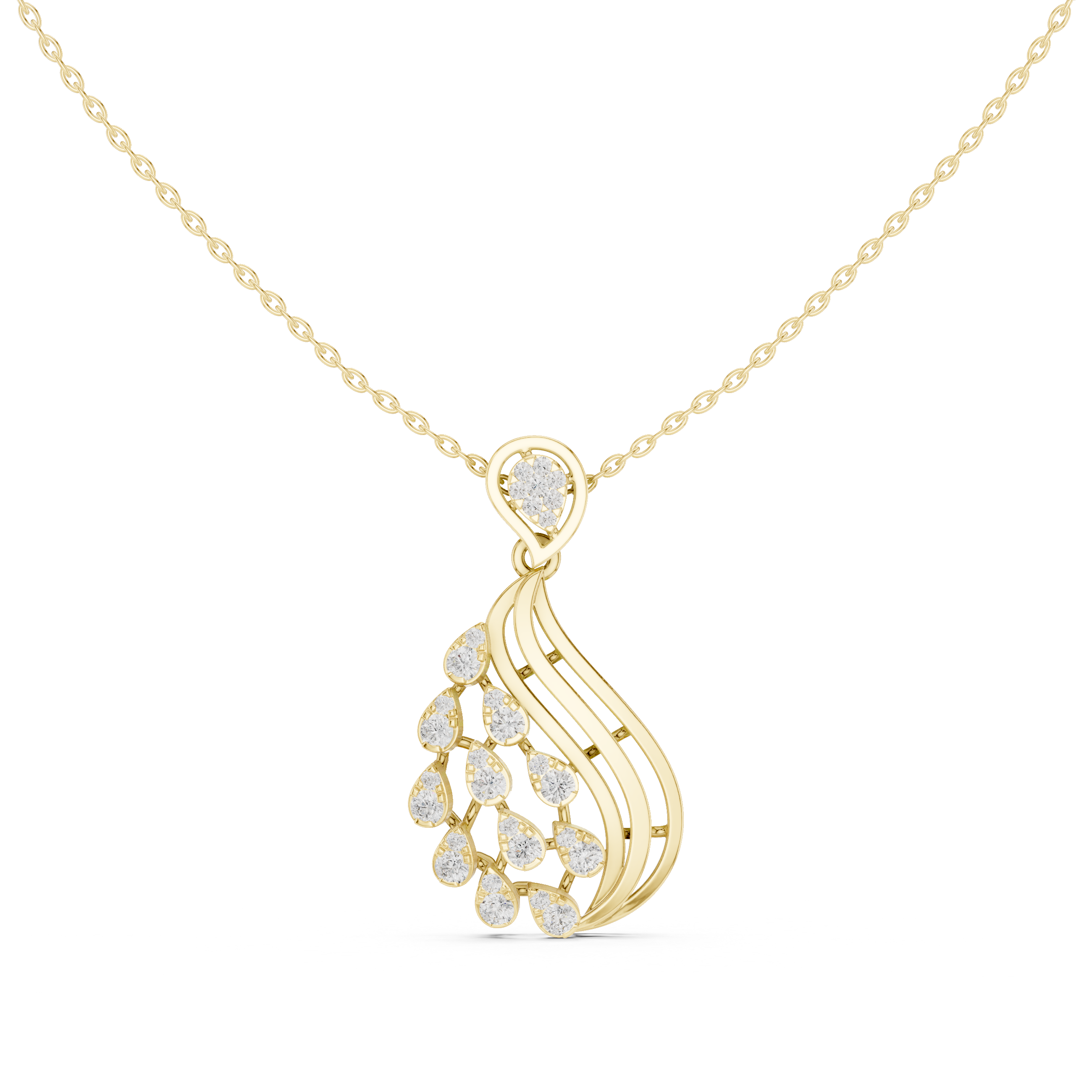 The Golden Willow Pendant