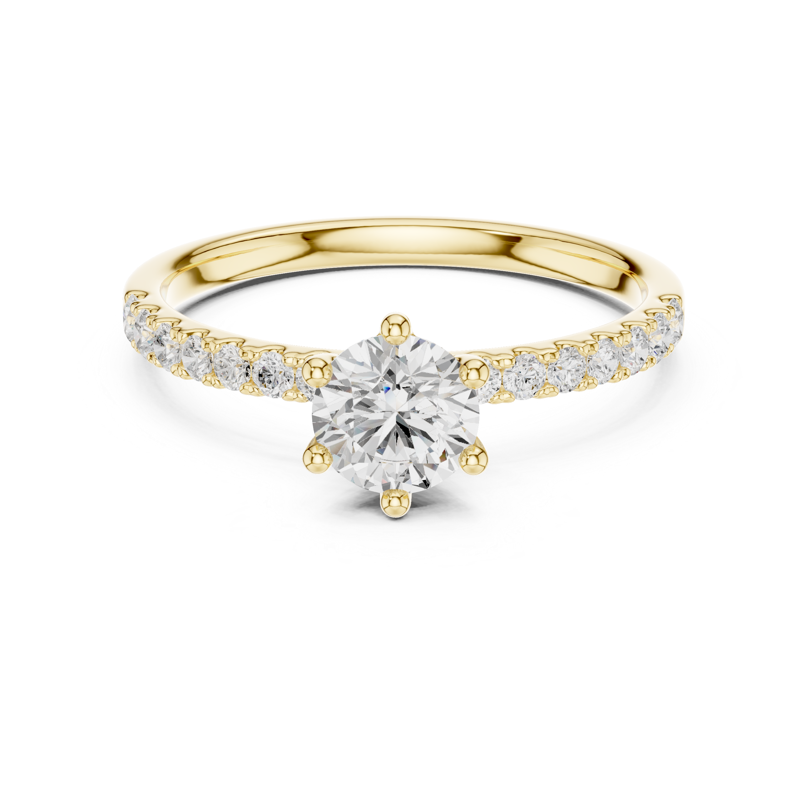 Timeless Aura Diamond Solitaire Ring