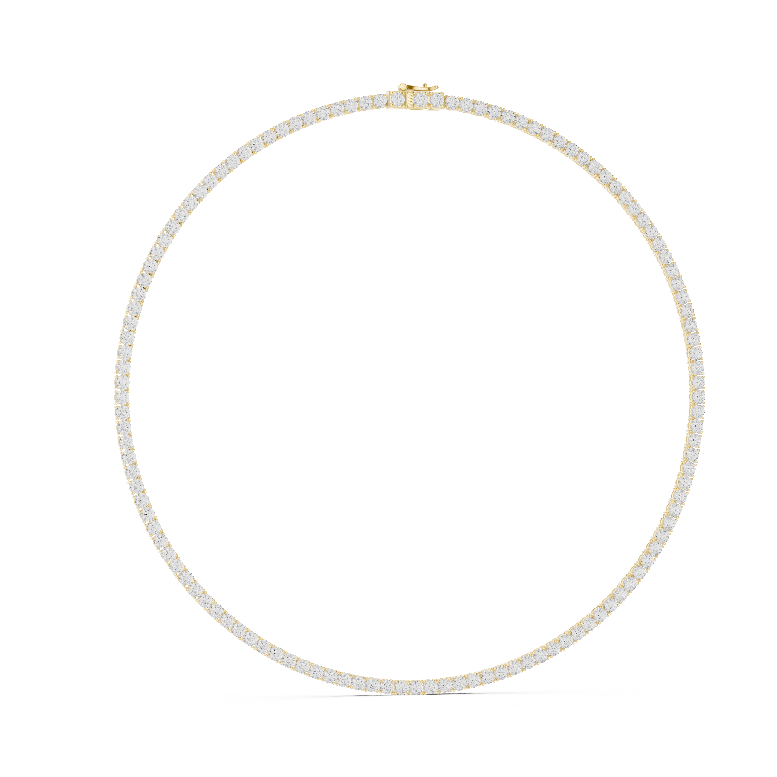 Classic Radiance Diamond Line Necklace