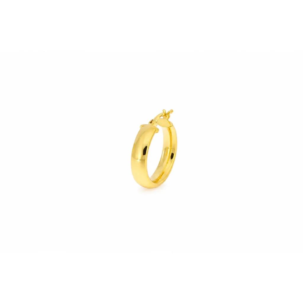 Hollow Gold Earring